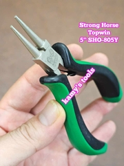 Kìm mũi tròn 5 inch 125mm SHO-805Y Strong Horse Topwin