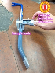 Xà beng đầu dẹp đầu nhổ đinh thân lục giác 24 inch 600mm C-mart L0041-24