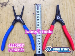 Bộ kìm mở phe trong ngoài 6 chi tiết 7 inch và 10 inch Kingtony 42156GP