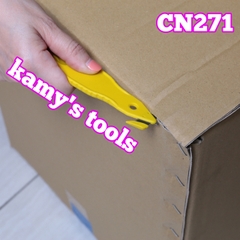 Dao rọc thùng carton cắt màng quấn pe mở bao bì CN271 Ybico đài loan