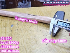 Búa đầu vuông dẹp cán gỗ Crossman 1500g model 68-840