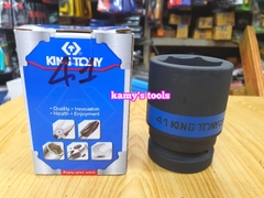 Đầu tuýp đầu khẩu đen dài lục giác dài 80mm Kingtony 1 inch 36mm 38mm 41mm 883536M 883538M 883541M
