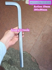 Lục giác đầu bằng  Action 19mm dài 380mm ACK-62219