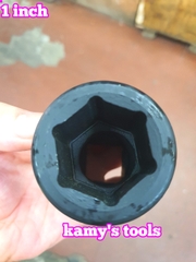 Đầu tuýp 1 inch dài 90mm Santa thép Cr-Mo 22mm 23mm 24mm 27mm 30mm 32mm 33mm 34mm 35mm 36mm 38mm 41mm 42mm 44mm