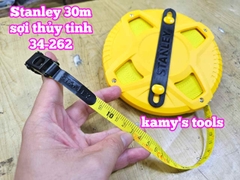 Thước dây cuộn sợi thủy tinh 30m Stanley 34-262 STHT34262-8 bản 12.7mm thước kéo 30 mét
