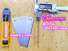 Lưỡi dao rọc giấy rọc cáp 100x18x0.5mm Maxsupe M-8766