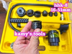 16-51mm Dụng cụ đột lỗ tôn thủy lực TLP HHK-8 khuôn 16mm 20mm 26mm 32mm 39mm 51mm