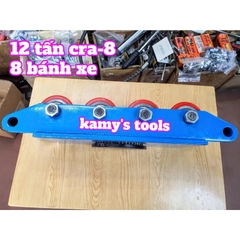 con rùa lăn máy 12 tấn model CRA-8 8 bánh xe, rùa chuyển hàng