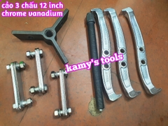 Cảo 3 chấu 12 inch wetools chrome vanadium cao cấp, vam 3 chấu