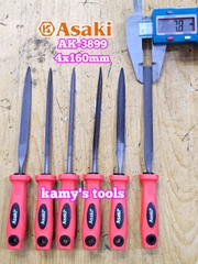 Bộ dũa giũa mini 6 cây Asaki AK-3899 cỡ 4mm 4x160mm
