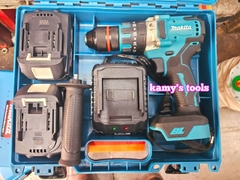 Máy khoan pin bắn vít không chổi than Makita đầu khoan tự động autolock 13mm loại 2