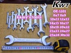 Bộ cờ lê 2 đầu miệng KWT OE-1201 KWT-12 12 chi tiết 6x7-30x32mm
