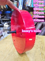 Mũi khoét lỗ tròn đa năng, mũi khoét sắt, mũi khoét gỗ HSS Bi Metal 170mm 175mm 180mm 190mm 200mm 210mm