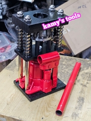 Máy bấm đầu dây ống áp lực cao 3 tấn 8-14mm, con đội bấm đầu xịt rửa kamytools