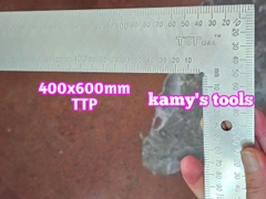 Thước ke vuông 400x600mm thép TTPusa 230-45-510, ê ke đo góc vuông