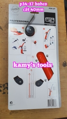 Kéo cắt tỉa cành trên cao 40mm P34-37 Bahco, đầu kéo giật cành (chưa bao gồm cây nhôm rút)