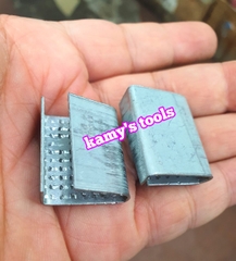 Bọ sắt khóa kẹp bấm đóng đai nhựa đai kiện hàng hóa bọ cuốn bọ gai 16mm 19mm (1kg)