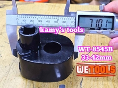 Vam cảo rotuyn lái trong tháo lắp thanh lái trong dạng con lăn Wetools WT-8545B mở từ 33-42mm