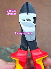 Kìm cắt cách điện 1000V Tolsen V16037 dài 7 inch 180mm