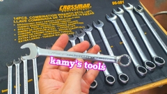 Bộ cờ lê vòng miệng 8-24mm Crossman hệ mét 14 cây model 96-081