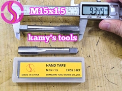 Bộ ta rô taro tạo ren trong Shanghai M15x1.5 dài 93mm SH-521515