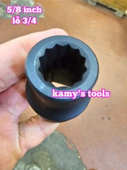 Tuýp 5/8 inch 15.8mm 16mm lỗ 3/4 inch đen ngắn dài 55mm Santa LM5 5-8