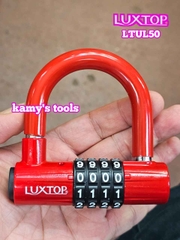 Ổ khóa số mật mã chữ U 4 chữ số Luxtop LTUL50 càng dài 50mm