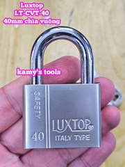 Ổ khóa trắng chìa vuông 4 chìa 4F 40mm Luxtop LT-CVT-40