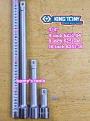 Cần nối khúc nối tuýp 3/4 inch Kingtony dài 4 inch 6 inch 10 inch 6251-04 6251-06 6251-10