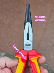 Kìm nhọn cách điện 1000V Tolsen V16098 dài 8 inch 200mm