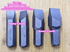Mũi vít dẹp đóng Kingtony thân 8mm dài 36mm dẹp 8mm 10mm 12mm model 183608S 183610S 183612S