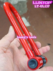 Ổ khóa số mật mã chữ U 4 chữ số Luxtop LT-UL137 càng dài 127mm