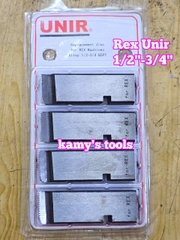 1/2-3/4 inch Dao tiện ren ống Rex hiệu Unir BSPT bản dao 27mm WTUR-1234