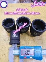 Đầu tuýp 1/2 inch 12 cạnh Santa 21mm 23mm 27mm 30mm 32mm IMB621 IMB623 IMB627 IMB630 IMB632
