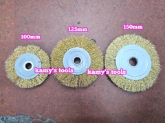 Bánh cước chổi thau đánh rỉ sét đường kính 100mm 125mm 150mm kamytools