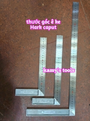 Thước ê ke đo góc vuông 25cm 30cm 50cm Hark Caput 250mm 300mm 500mm