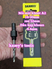 Đầu khớp nối mũi khoét lỗ Dannio A2 dùng cho 14-30mm và A6 dùng cho 32-210mm