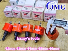 Mũi khoét lỗ kim loại HBM JMG 42mn 43mm 44mm 45mm 46mm HBM-42 HBM-43 HBM-44 HBM-45 HBM-46