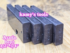1/2-3/4 inch Dao tiện ren ống Asada Ksu Piset hiệu Unir BSPT