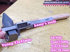 Búa đầu vuông dẹp cán gỗ Crossman 1500g model 68-840