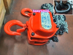 Pa lăng xích kéo tay Nitto 2 tấn 3m (3 mét) 5m (5 mét) model 20VP5 loại CB-II xích đóng logo G80 chính hãng cao cấp