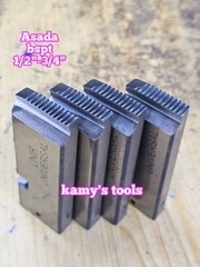 1/2-3/4 inch Dao tiện ren ống Asada Ksu Piset hiệu Unir BSPT