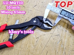 Kìm mỏ quạ 5 lỗ dài 10 inch Top LU-MQT10 mở miệng 65mm
