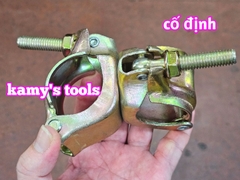 Cùm giàn giáo kẹp ống xoay và cố định kamytools