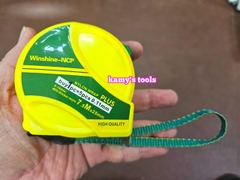 Thước Rút 7.5m Bản 25mm Winshine NCP vàng xanh, Thước cuộn 7.5m, Thước Kéo 7.5m, Thước Rút 7.5m