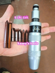 Bộ tua vít đóng tự động và lấy ốc vít gãy Santa 12 chi tiết, tô vít đóng