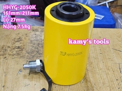 HHYG-2050K Kích thủy lực có lỗ rỗng tâm TLP 20 tấn hành trình 50mm lỗ 27mm 161mm-211mm