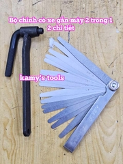 Combo Bộ Chỉnh Cò 2 trong 1 Và Thước Lá Canh Khe Hở 2 chi tiết