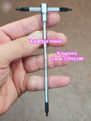 Lục giác bằng cán chữ T trượt Kingtony 2mm 2.5mm 3mm 4mm 5mm 6mm 8mm 10mm 119502M 119525M 119503M 119504M 119505M 119506M 119508M 119510M