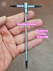 Lục giác bằng cán chữ T trượt Kingtony 2mm 2.5mm 3mm 4mm 5mm 6mm 8mm 10mm 119502M 119525M 119503M 119504M 119505M 119506M 119508M 119510M